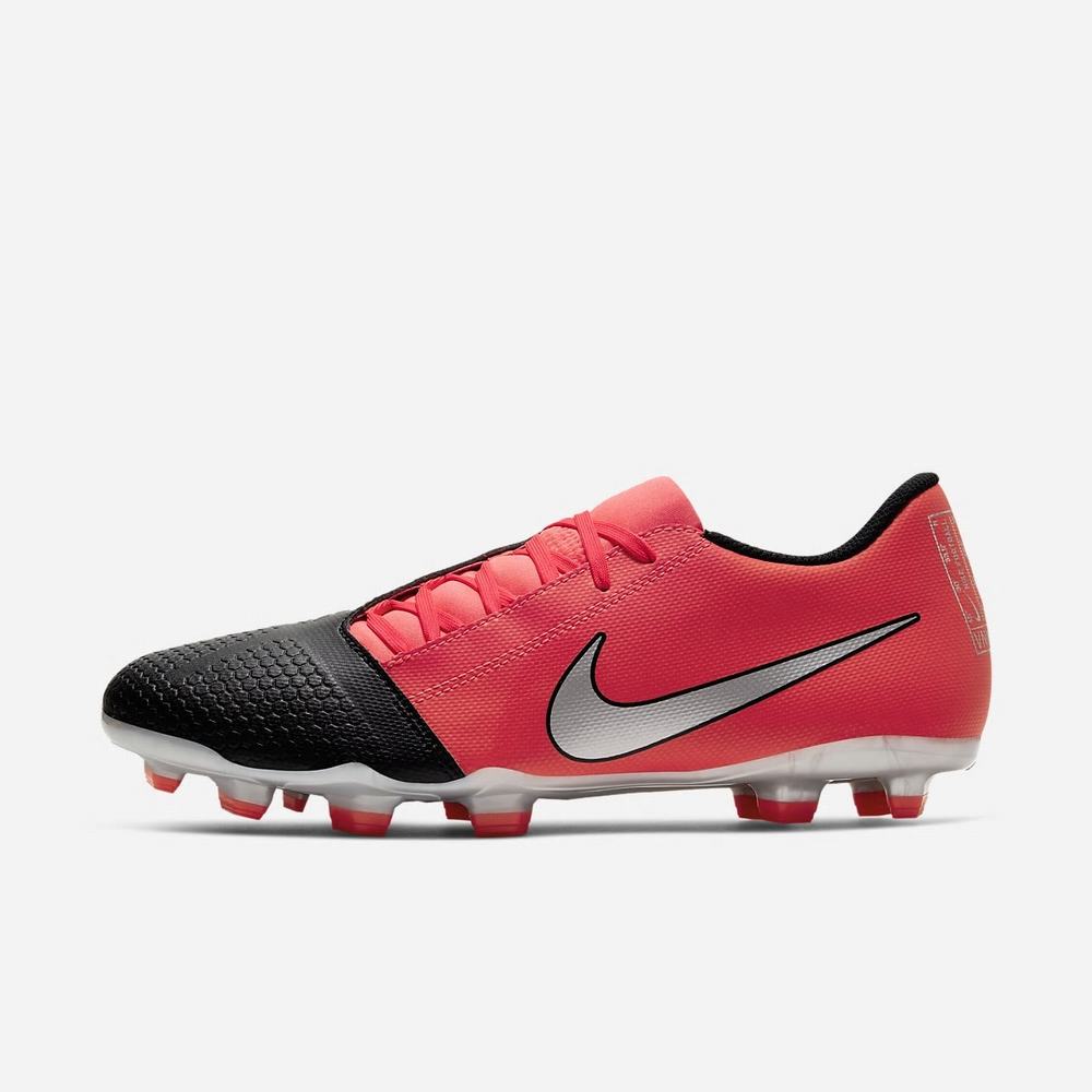 Crampon De Foot Nike PhantomVNM Club FG Rouge 6584-071 Laser Crimson/Black/Metallic Silver Femme | EPY-92352033